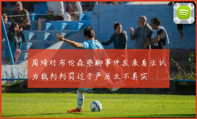周琦对布伦森垫脚事件发表看法认为裁判判罚过于严厉太不真实